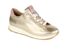 Goud strass leren sneaker