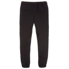 Zwart pantalon met zijbies