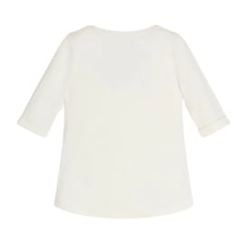 ecru shirt sparkling logo GUESS