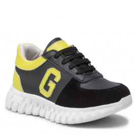 Zwart geel GUESS sneaker