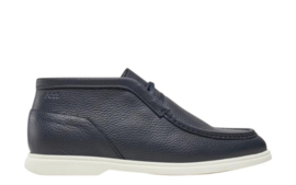 Blauw midcut mocassin BOSS