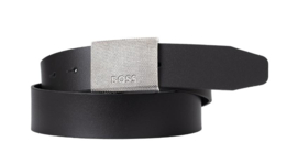 Zwart buckle riem BOSS