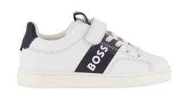 Wit leren sneaker BOSS