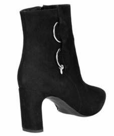 Zwart suede laarsje