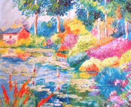 Sjaal "amandelbloesem" van Van Gogh