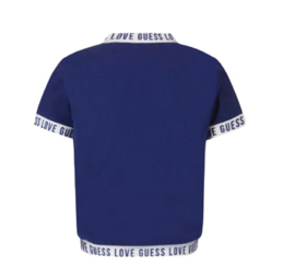 Blauw t-shirt logo