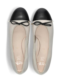 Zwart ecru ballerina