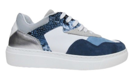 Blauw wit sneaker