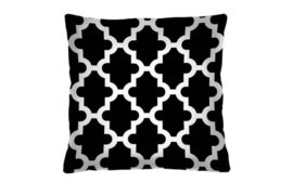 Kussen "beau noir et blanc"