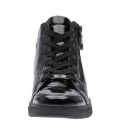 Zwart lak  high top sneaker
