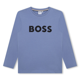 IJsblauw shirt Hugo Boss