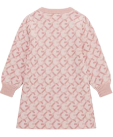 Roze logo jurkje GUESS
