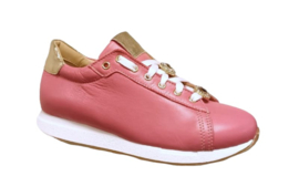 Koraal strass leren sneaker