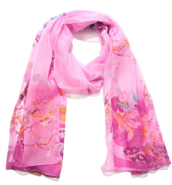 Sjaal " joli rose"