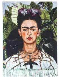 Sjaal "Frida Kahlo in natuur"