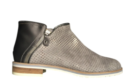 Beige perfo bootje