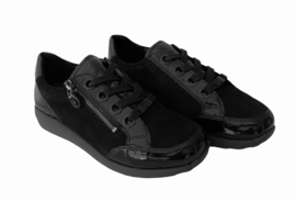 Zwart rits sneaker