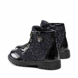 Zwart lak brooks bootie GUESS