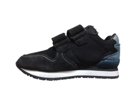 zwart klitband sneaker GUESS