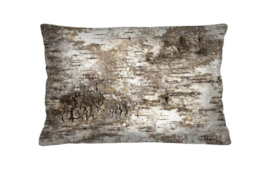 Kussen " forêt d'hiver"