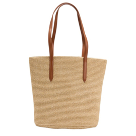 Raffia tote bag BOSS