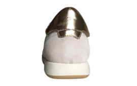 Wit goud leren sneaker