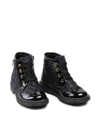 Zwart lak brooks bootie GUESS