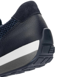 Donkerblauw rits sneaker