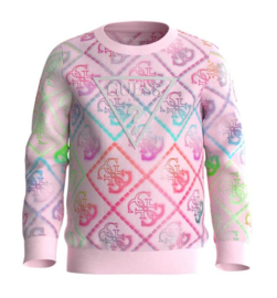 Roze logo sweater  GUESS
