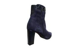 Blauw suede kort laars