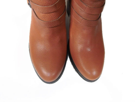 Cognac gespen boot