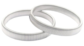 Mouwophouders zilver