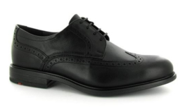 Zwart brogues veterschoen