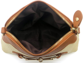 Tas "raphia marron"