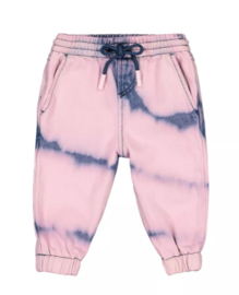 Blauwroze fusion colour broek