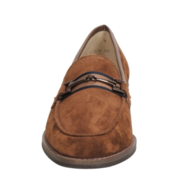 Cognac suède loafer