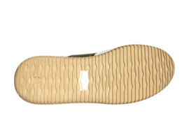 Wit goud leren sneaker