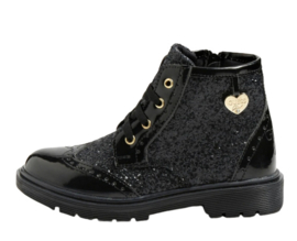 Zwart lak brooks bootie GUESS