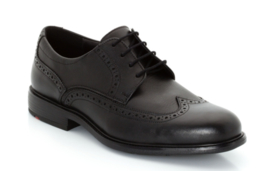 Zwart brogues veterschoen