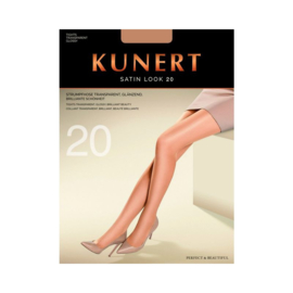 20 den satin look panty zwart