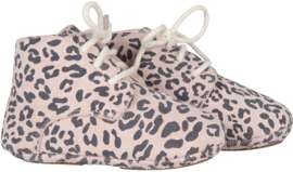 Leren baby schoen roze