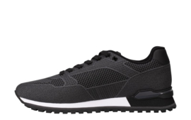 Zwart mesh sneaker BOSS