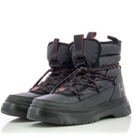 Zwart puffer boot HUGO