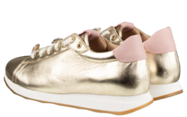 Goud strass leren sneaker