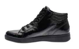 Zwart lak  high top sneaker