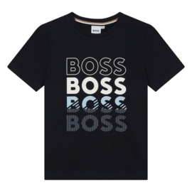 Blauw shirt 4x BOSS