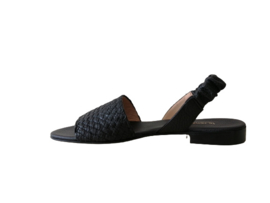 Zwart vlecht sandaal