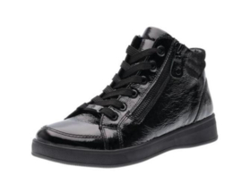 Zwart lak  high top sneaker
