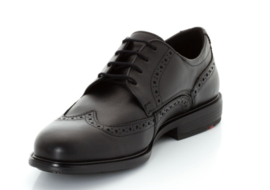Zwart brogues veterschoen