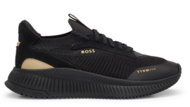 Zwart instap sneaker BOSS